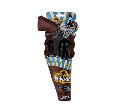 Gun cowboy and sheriff badge 21cm