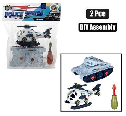 Vehicle tools diy assembly 2pc police
