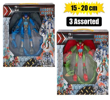 Boys playset fig robot dragon 1pc 15-20c