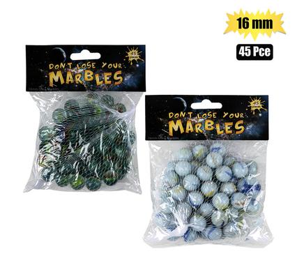 Boys playset game marbles 16mm 45pc