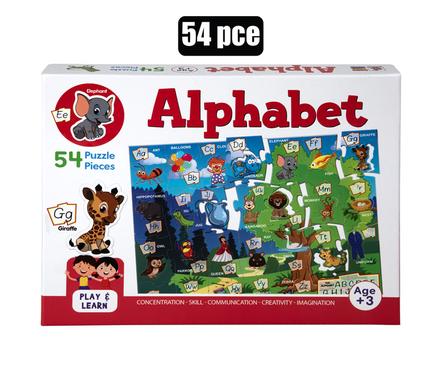 Puzzle jigsaw alphabet 54pc