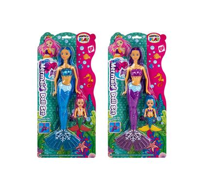 Doll mermaid mom & child