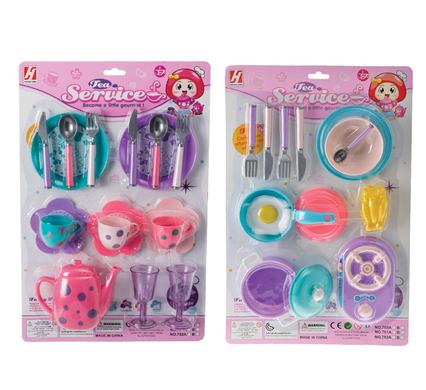 Play-set kitchen/tea assorted