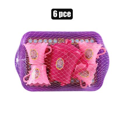 Play-set tea-set in basket 21.55x14cm