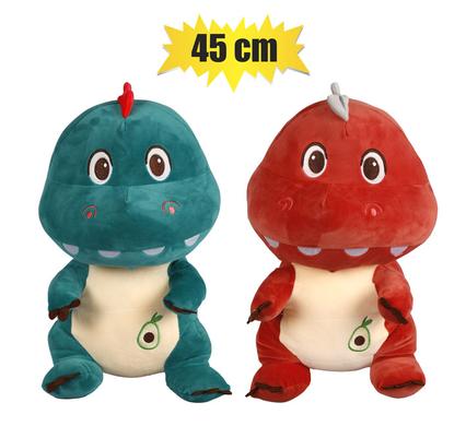 Plush dinosaur smiling teeth 45cm