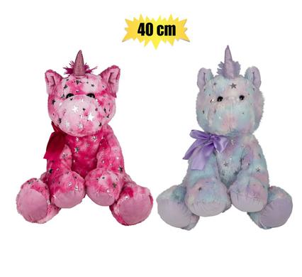Plush unicorn pastel purple 40cm