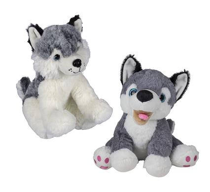 Plush dog husky large 30cm