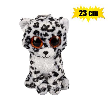 Plush animal leopard big eyes 23cm