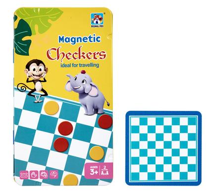 Game magnetic checkers