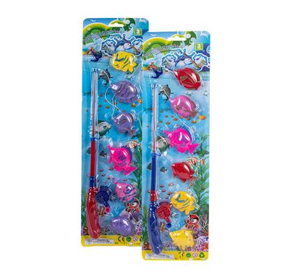 Game fishing magnetic w/rod
