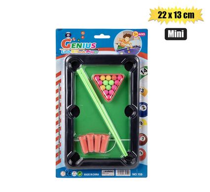 Game mini pool table 22x13cm