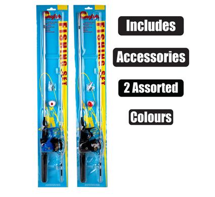 Fishing rod spinning set