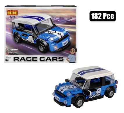Building blocks cogo racing car 182pcs