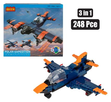 Building blocks cogo aircraft 248pcs