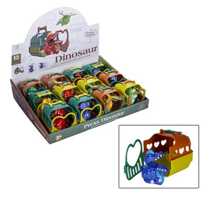 Animals dinosaur car in cage collect me