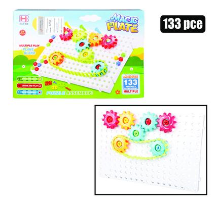 Edu wheel & cog plate 133pc