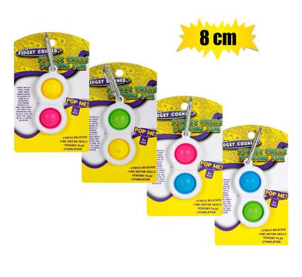 Novelty sensory bubble 2 popping fun 8cm
