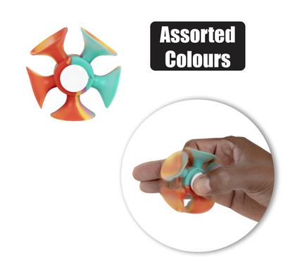 Novelty spinner sucker asstd 6x6cm