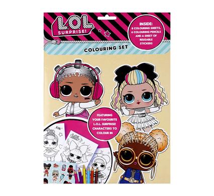 Book activity lol surprise colouring set