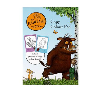 Book colouring copy gruffalo