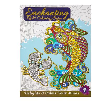 Book colouring enchanting 1