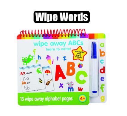 Book edu dry wipe words