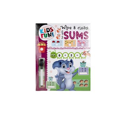 Book educational wipe clean sums